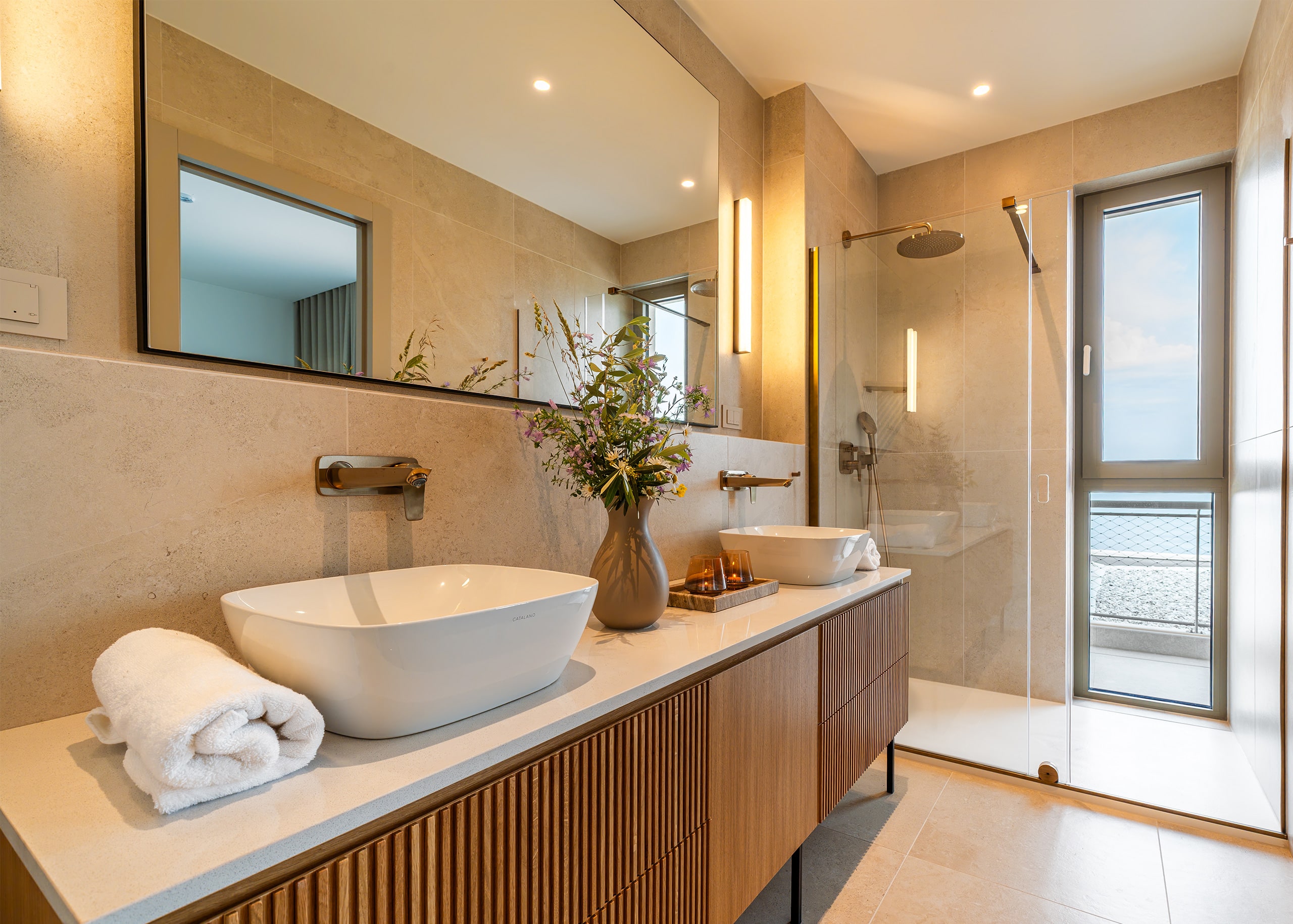 Large Bathroom at Villa Ladeti Sereno