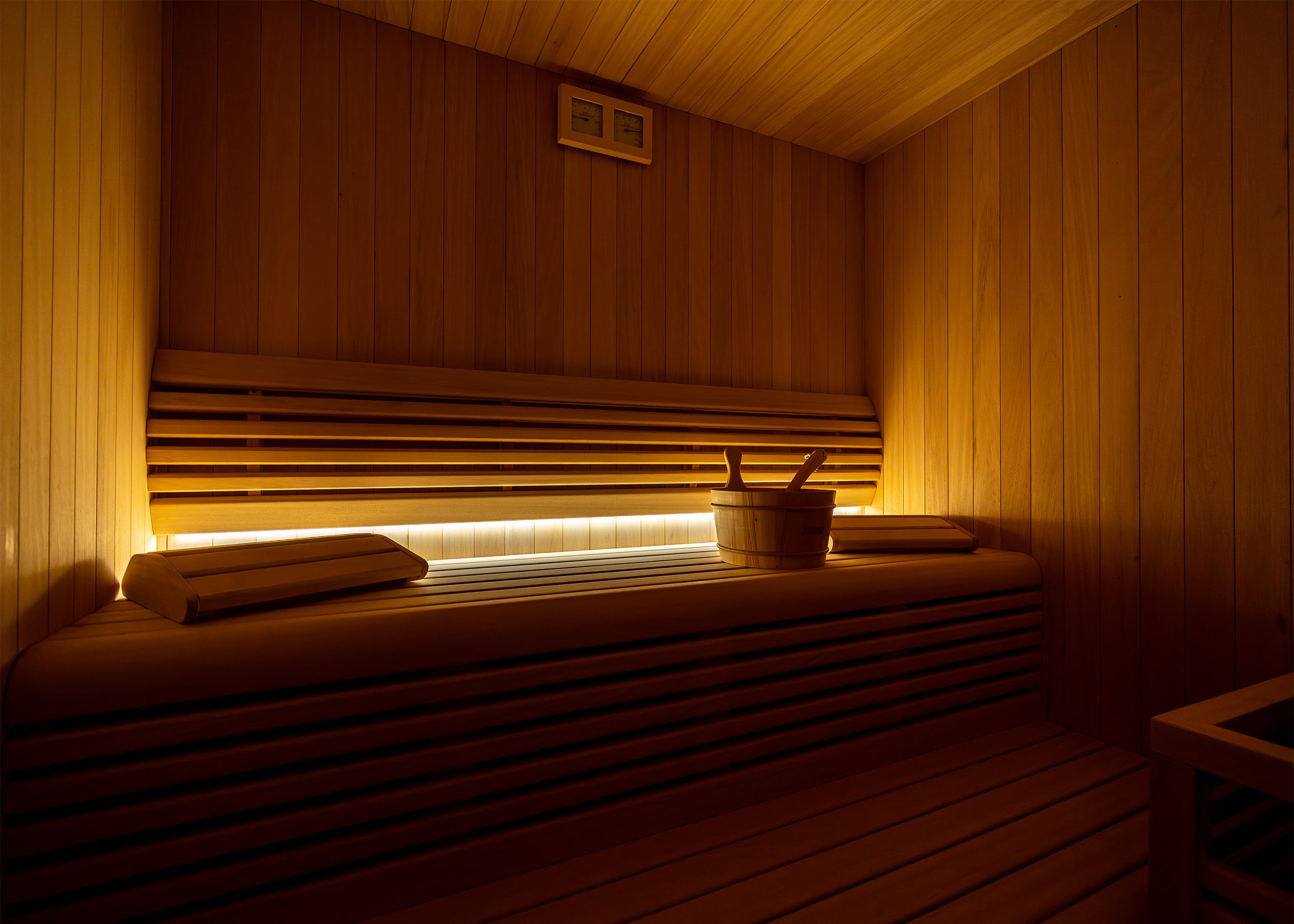 Sauna at Villa Ladeti Sereno